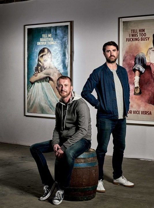 artist; The Connor Brothers; London; Berlin; Portrait; Photographer; Fotograf; Saskia Uppenkamp; Maler; Künstler; Labyrinth Of Lies; Ausstellung; Exhibition