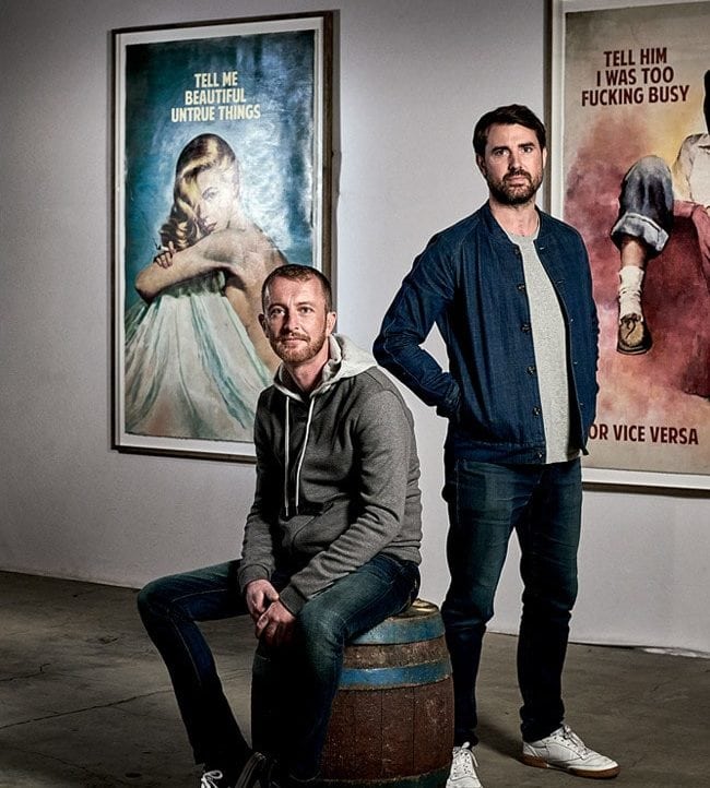 artist; The Connor Brothers; London; Berlin; Portrait; Photographer; Fotograf; Saskia Uppenkamp; Maler; Künstler; Labyrinth Of Lies; Ausstellung; Exhibition