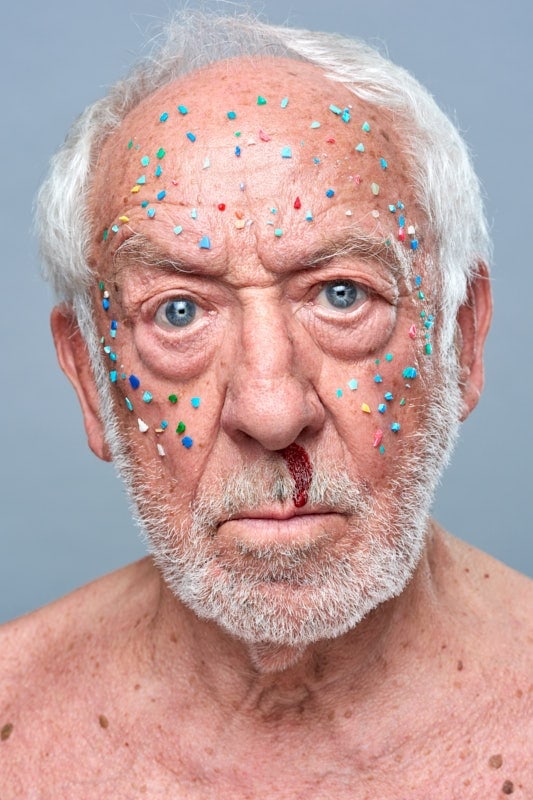 Dieter Hallervorden for Ocean. Now. – ‘In Your Face’ Ocean Now, In Your Face, Projekt, Berlin, Swaantje Güntzel, Mikroplastik, Microplastics, Saskia Uppenkamp, portrait, kampagne, verbot, dieter hallervorden, didi, schauspieler