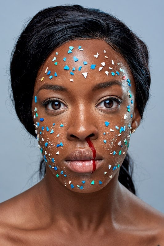 Ashley Arthur – Glanz&Natur for Ocean. Now. – ‘In Your Face’ Ocean Now, In Your Face, Projekt, Berlin, Swaantje Güntzel, Mikroplastik, Microplastics, Saskia Uppenkamp, portrait, kampagne, verbot, ashley arthur, funk, wdr, glanz&natur, influencer, nachhaltigkeit