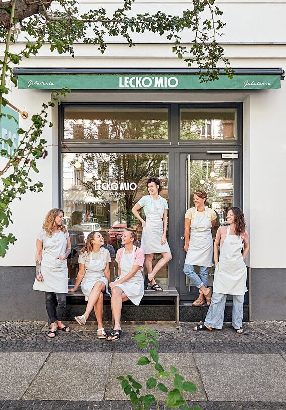 Businessfotos und Unternehmensfotografie: Social Media Content für Lecko Mio Gelateria