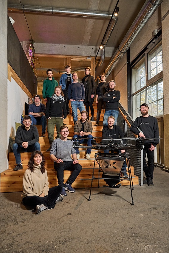Unternehmensfotografie – Skyseed Team im Innovation Hub Berlin